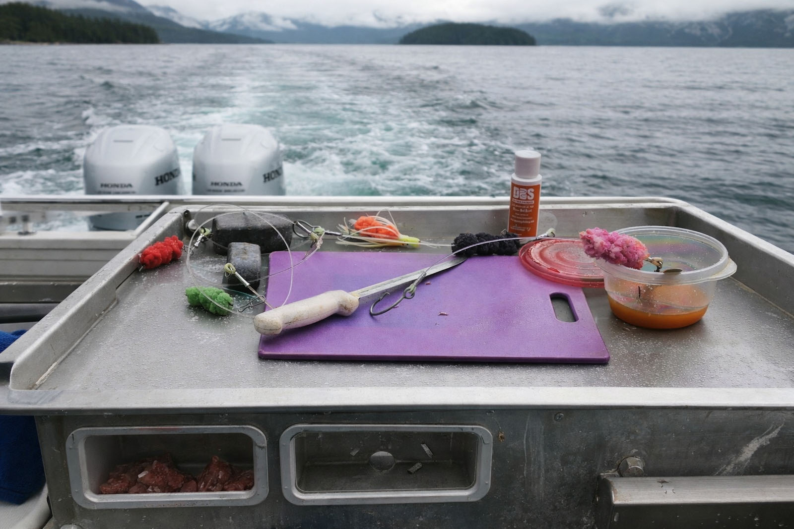 Southeast Alaska halibut fishing setup